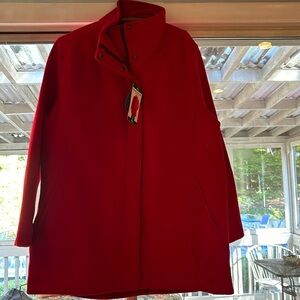 XL red wool Pendleton Prescott style jacket